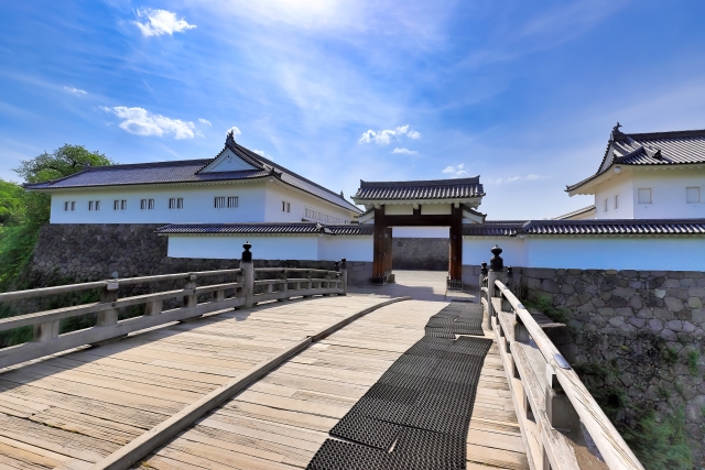 国指定史跡山形城跡 霞城公園の写真 
