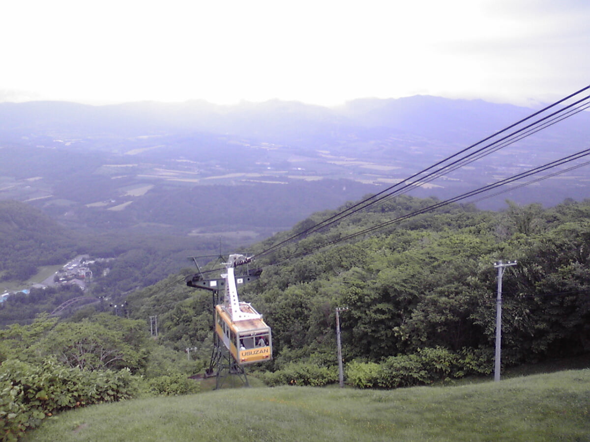 有珠山ロープウェイ・昭和新山火山村の写真 ©Miyuki(Public domain)