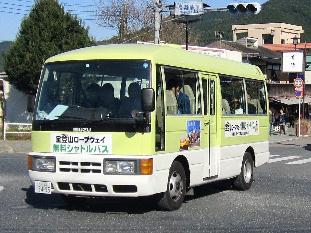 宝登山ロープウェイの写真 ©Suikotei(CC BY-SA 4.0)