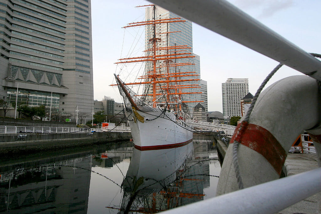 帆船日本丸・横浜みなと博物館の写真 ©Kabacchi(CC BY 2.0)
