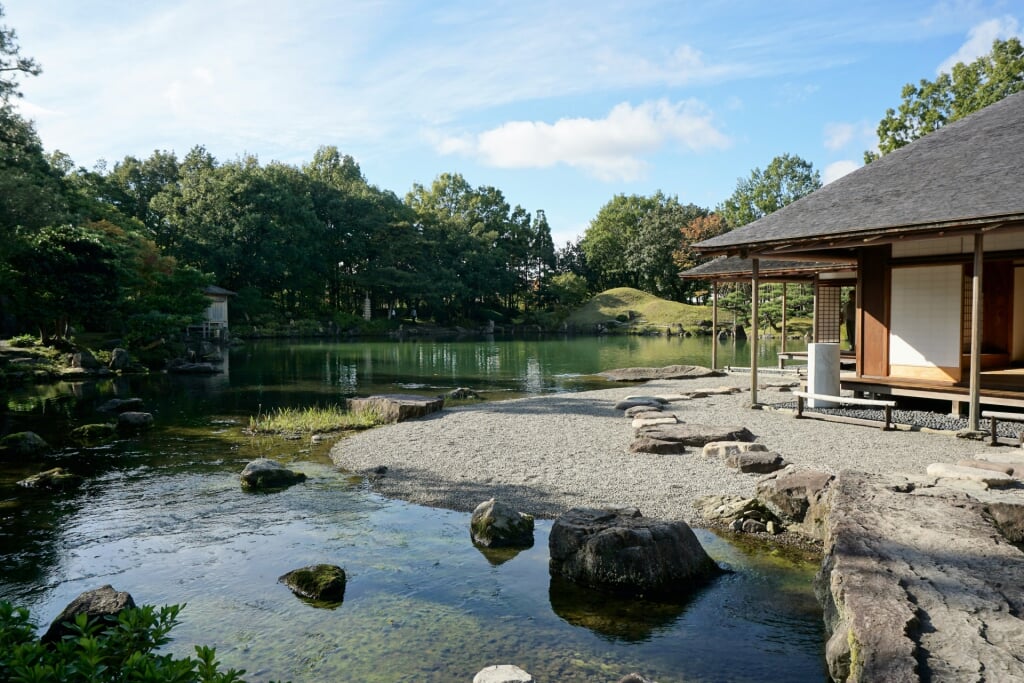 名勝養浩館庭園の写真 