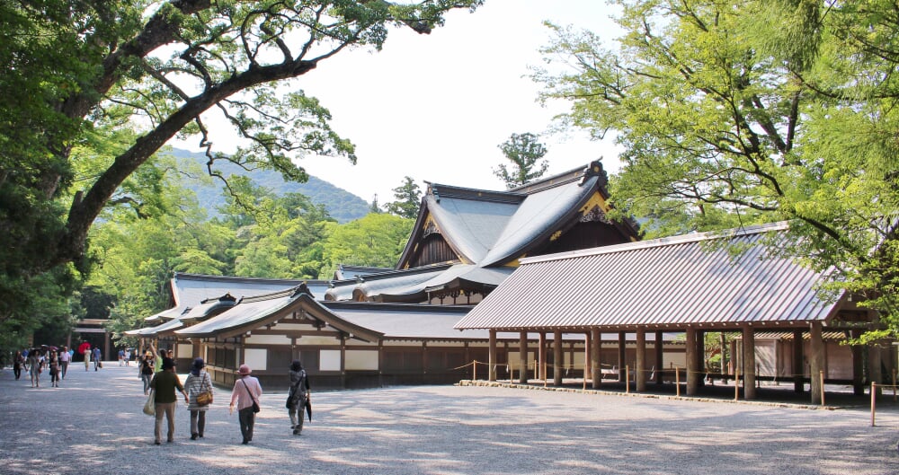 伊勢神宮の写真 ©Yoshio Kohara(CC BY 3.0)