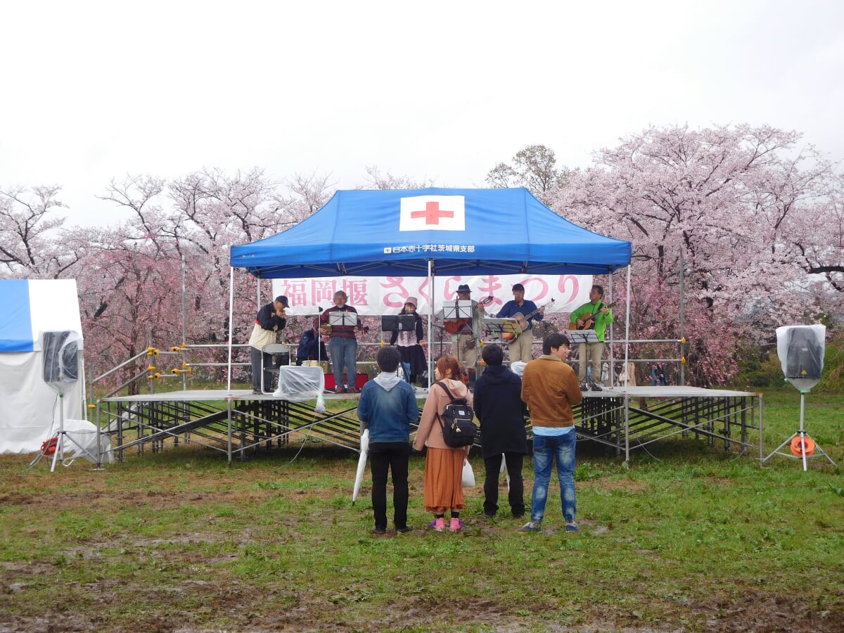福岡堰さくら公園の写真 ©Miyuki(CC BY-SA 4.0)