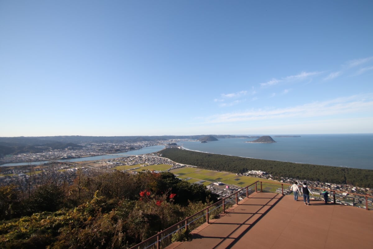 鏡山展望台の写真 