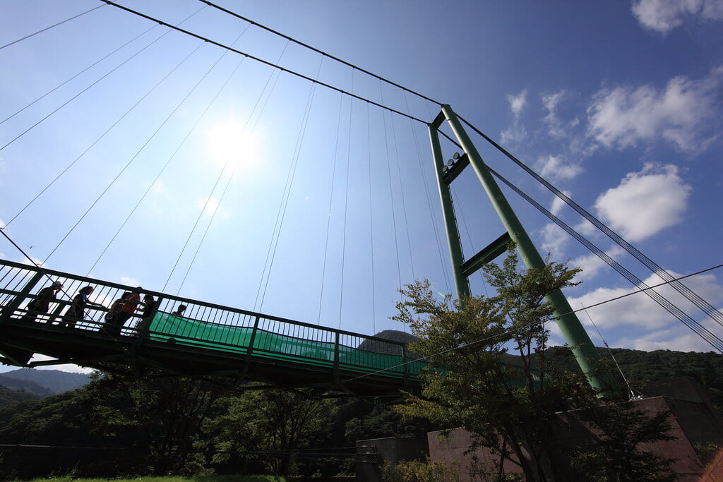 もみじ谷大吊橋の写真 ©TANAKA Juuyoh (田中十洋)(CC BY 2.0)