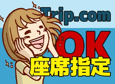Trip.comで予約した飛行機の座席指定を行う方法