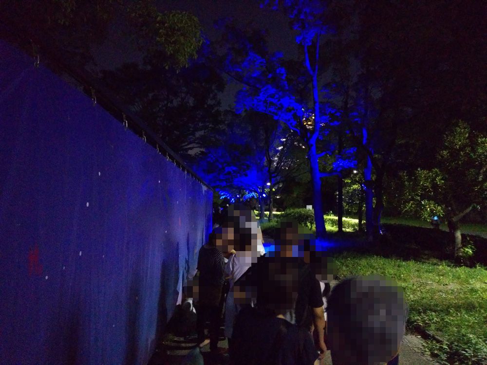 サクヤルミナ　入場待ち列